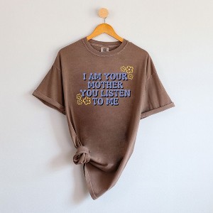 Simply Sage Market Women's I Am Your Mother Short Sleeve Garment Dyed Tee - 1 of 2
