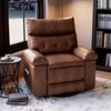 Power Recliner Chair - Heat and Massage, Adjustable Electric Recliner Ergonomic PU Leather Single Sofa, Padded Seat, Lazy Chair for Living Room - 2 of 4