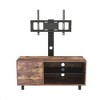 TV Stand For 65 Inch TVs Farmhouse Entertainment Center Media Console With 3-tier Cabinet For Living Room Bedroom - 4 of 4