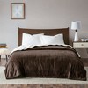Ultra Soft Plush Reverse to Faux-Shearling Auto Shut Off Electric Blanket with Two 20 Heat Level Setting Controllers and Bonus Automatic Timer - 3 of 4