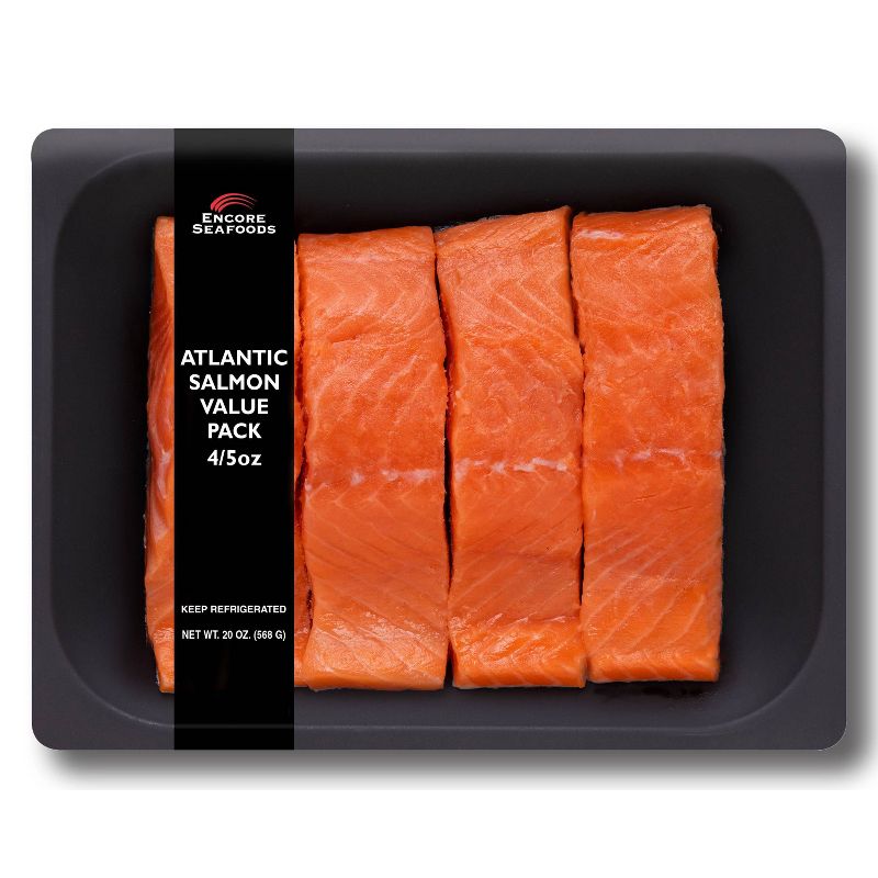 Encore Value Pack Salmon Portions - 20oz/4ct, 1 of 5
