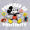 Boys' - Disney - Powered By Positivity Graphic Long Sleeve Fleece Sweatshirt - 2 of 4