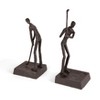 Danya B Golfers Iron Bookend Set " Golf Home and Office Decor - 3 of 4