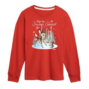 Boys' - Disney - Christmas - Up To Snow Good Long Sleeve Graphic T-Shirt - 1 of 4