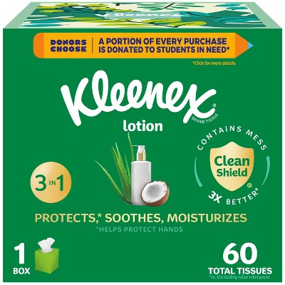 Kleenex Lotion 3-Ply Facial Tissue