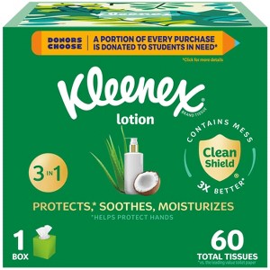 Kleenex Lotion 3-Ply Facial Tissue - 1 of 4