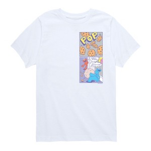 Boys' - Sesame Street - Comic Scene - Kids Lc Oversized Infant Short Sleeve Graphic T-Shirt Short Sleeve Graphic T-Shirt - 1 of 4