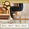 Tangkula Set of 4 18" Stacking Stool Round Dining Chair Backless Wood Home Decor - 2 of 4