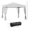 10' x 10' Outdoor Pop-Up Canopy with Sidewalls, Mesh Walls, Instant Setup for Party, Events, Patio, Lawn - 3 of 4