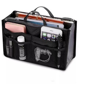 Kitcheniva Women's Travel Handbag Multi Pocket Organizer Pink - 1 of 4