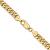 Black Bow Jewelry Men's 6mm 14k Yellow Gold Hollow Cuban Curb Chain Necklace - 2 of 4