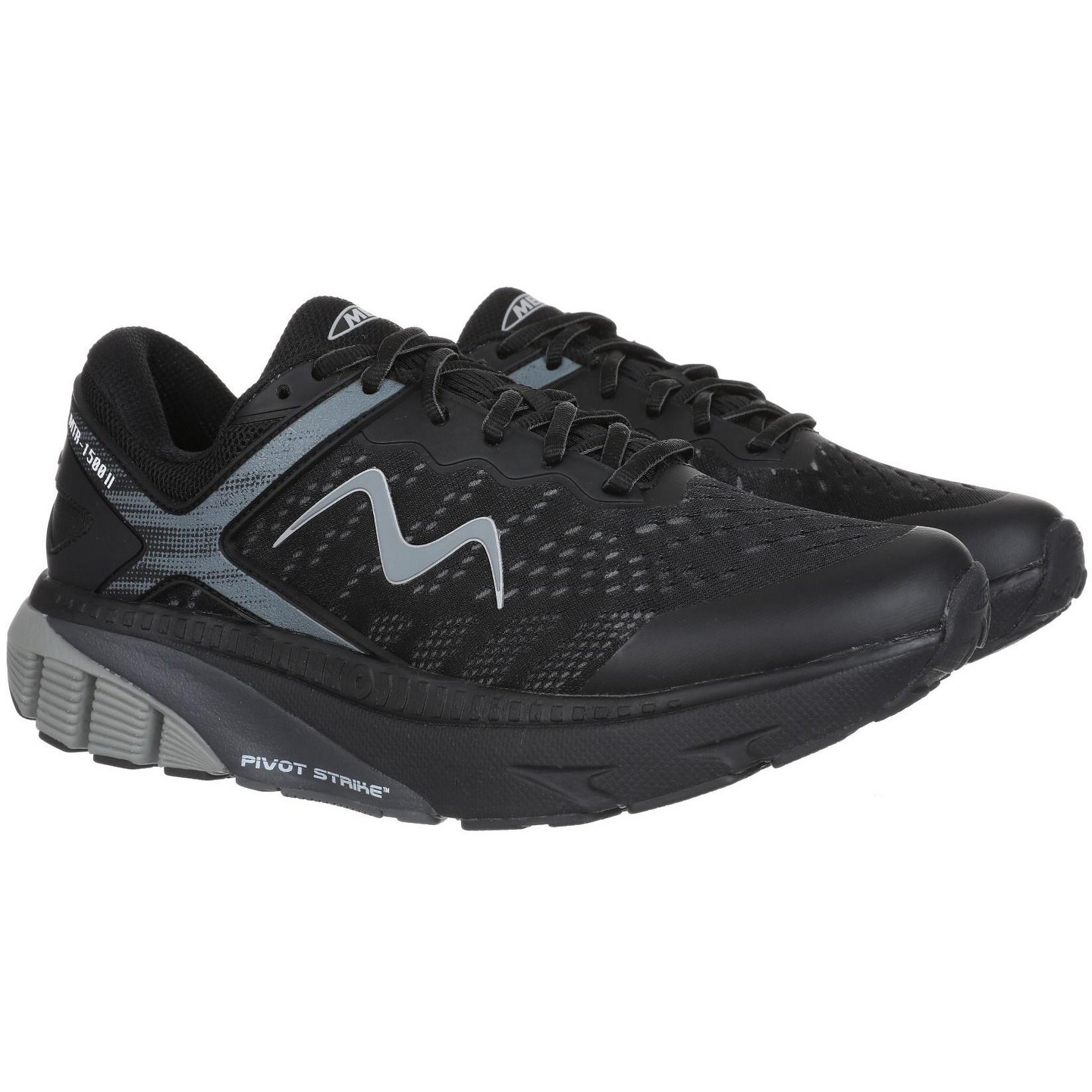 Женская обувь MBT MTR-1500 II Lace Up in Black/black Soles, 5, цвет: Чёрный — фото 4