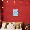 Stupell Industries Bright Pastel Deer Floating Frame Canvas Art - 3 of 4