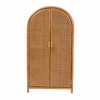 bali & pari Paloma Rattan Large Storage Cabinet Light Honey: 4 Fixed Shelves, Plywood Frame, No Assembly Required - image 4 of 4