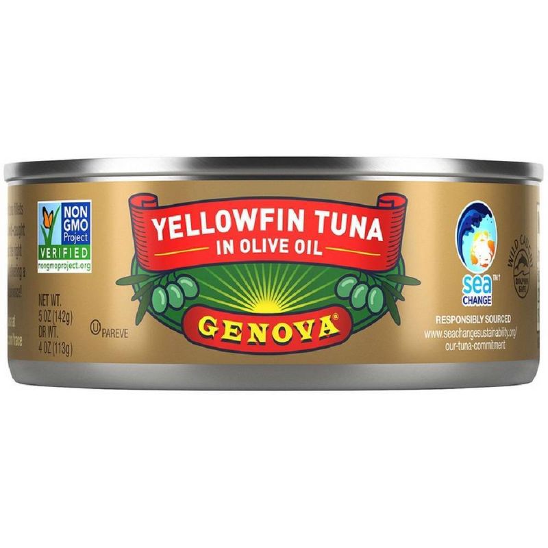 Genova Solid Light Tuna in Olive Oil - 5oz, 2 of 7