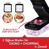 Brentwood All-in-One Food and Vegetable Chopper, Mandoline Slicer, and Cheese Grater with 4.25-Cup Storage, Black - 2 of 4