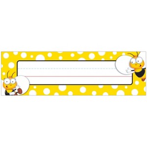 Carson Dellosa Education Buzz–Worthy Bees Name Plates (36 desk nameplates) - 1 of 4