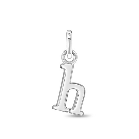 Girls' Initial Letter Sterling Silver Charm - H - In Season Jewelry ...
