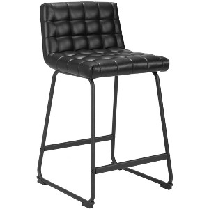 Zuo Pago Counter Stool (Set of 2) Black - 1 of 4
