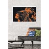 Trends International Lion With Headphones Framed Wall Poster Prints - 2 of 4