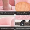 ChicFurnit Ottomans and Benches Storage Ottoman Round Footstool Foot Rest Round Footstool for Living Room, Pink, 24.8"*20.87"*16.93" - 4 of 4