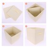 REGALWOVEN Collapsible Fabric Storage Bin with Handle for Organizing Clothes Books 2 Pcs - 3 of 4