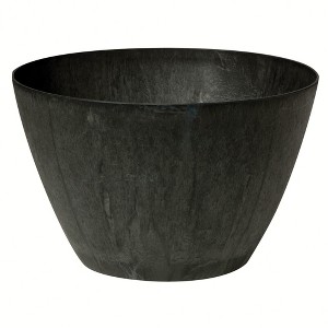 Novelty Indoor/Outdoor Artstone Napa Bowl Planter with Water-Minder - 1 of 4