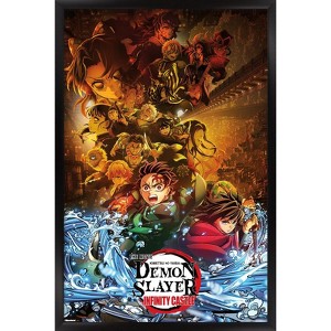 Trends International Demon Slayer: Infinity Castle (2025) - Group Key Art Framed Wall Poster Prints - 1 of 4
