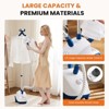 GreenEver Standing Garment Steamer, 1500W Powerful Steamer for Clothes with Roll Wheels, 1.7L Water Tank, Heats in 45 Seconds - 2 of 4