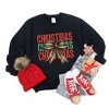 Simply Sage Market Women's Graphic Sweatshirt Coquette Christmas Stacked - 3 of 4