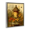 Stupell Industries Bees & Floral Architecture Floating Frame Canvas Art - 2 of 4
