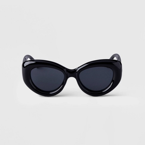 Cat eye sunglasses round on sale