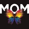 Men's Design By Humans Mother's Day Rainbow Butterfly Mom By MeowShop T-Shirt - 2 of 2