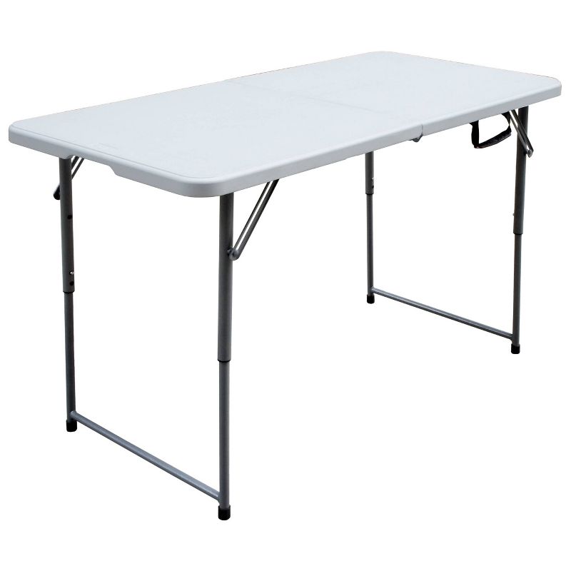 4' Folding Banquet Table Off-White - Plastic Dev Group, 6 of 8