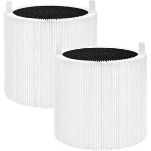 Nispira Mini Max Replacement Filter For Blueair Blue Pure Mini Max Air Purifier 3-in-1 Activated Carbon, 2 Packs - 1 of 4