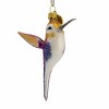 Morawski 4.0 Inch Purple Hummingbird Hover Bird Long Narrow Beak Tree Ornaments - 4 of 4