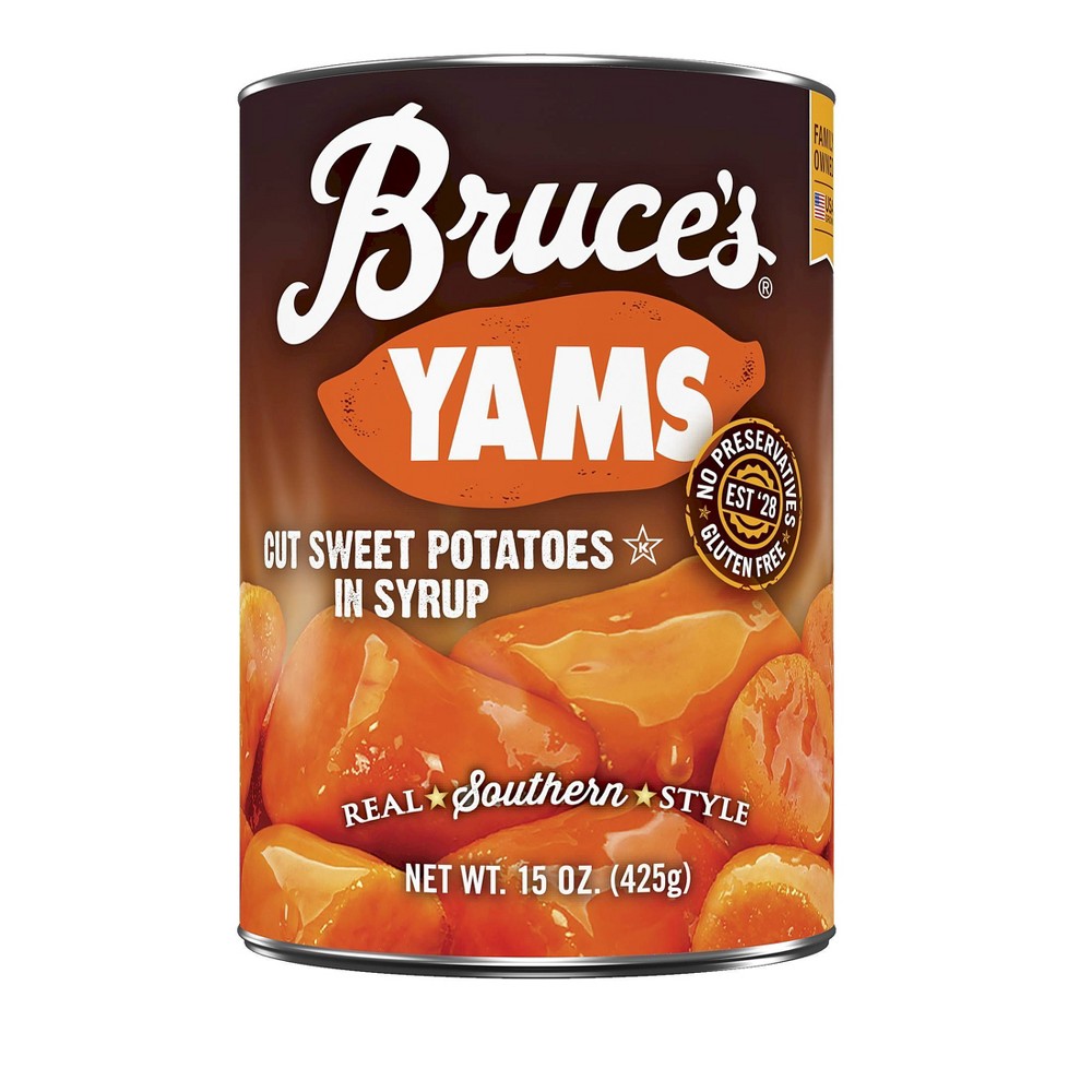 Bruce's Yams Cut Sweet Potatoes in Syrup - 15oz