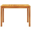 vidaXL Garden Dining Set Natural Brown Solid Acacia wood Medium Foldable - 43.3" x 21.7" x 29.5" 2 - 4 of 4