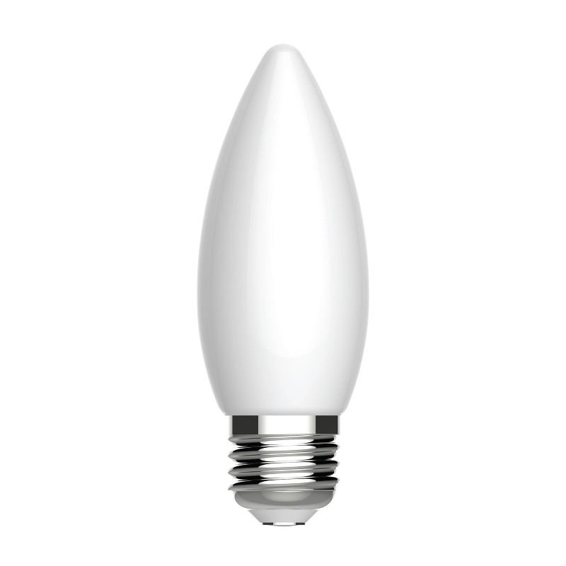 GE 2pk 8 Watts Soft White Medium Base Ultra Bright LED Decorative Light Bulbs, 4 of 8