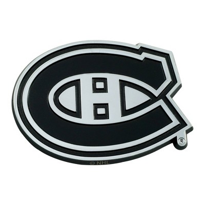 NHL Montreal Canadiens 3D Chrome Metal Emblem