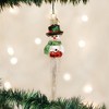 Old World Christmas Glass Blown Ornament, Icicle Snowman - 2 of 3