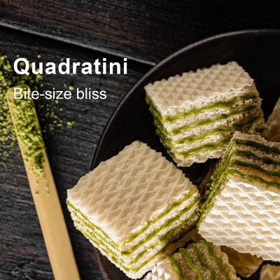 Loacker Quadratini Matcha Green Tea Cookies - 7.76oz