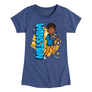 Girls' - Karma's World - Winston With Camera Fitted Short Sleeve Graphic T-Shirt - 1 of 4