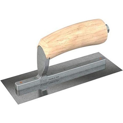 Bon Tool 66-250 Midget Trowel - Car Steel - 8 X 3 - Wood