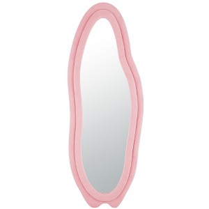 ONWITH 63" x 24" Full Body Mirror For Bedroom,Full Length Mirror With Stand, Floor Large Mirror Wll Mirror,Pink - 1 of 4