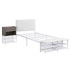 Okak Twin Bed Frames for Kids, Metal Bed Frame Twin with Two-Tier Storage Shelves, Wooden Storage Cabinet for Bedroom, Living Room - 4 of 4