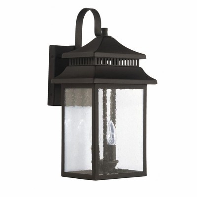 Craftmade Lighting Crossbend 3 - Light Wall Light in  Textured Black