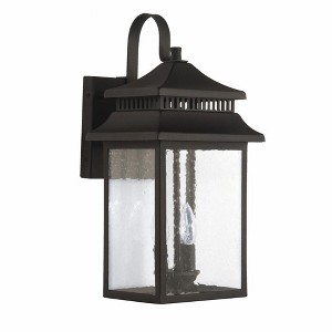 Craftmade Lighting Crossbend 3 - Light Wall Light in  Textured Black - 1 of 2