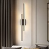 DORESshop 2-Light Minimalist Black/ Nickel LED Wall Sconce with  Acrylic Accent , Modern Wall Light for Bedroom, Living Room - 4 of 4