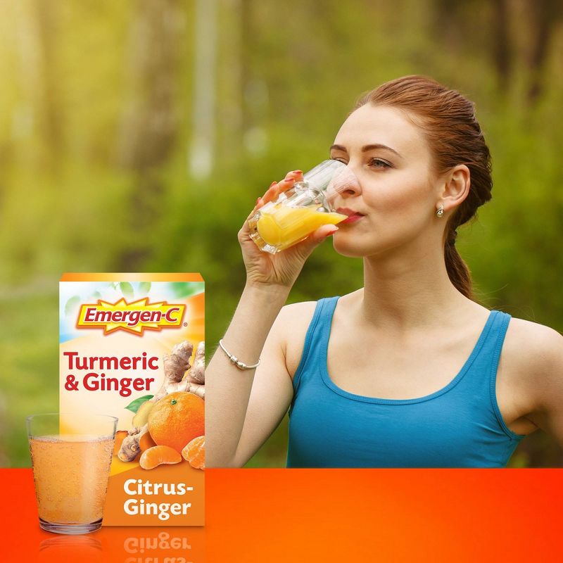 Emergen-C Turmeric &#38; Ginger Powder - Citrus-Ginger - 18ct, 5 of 11
